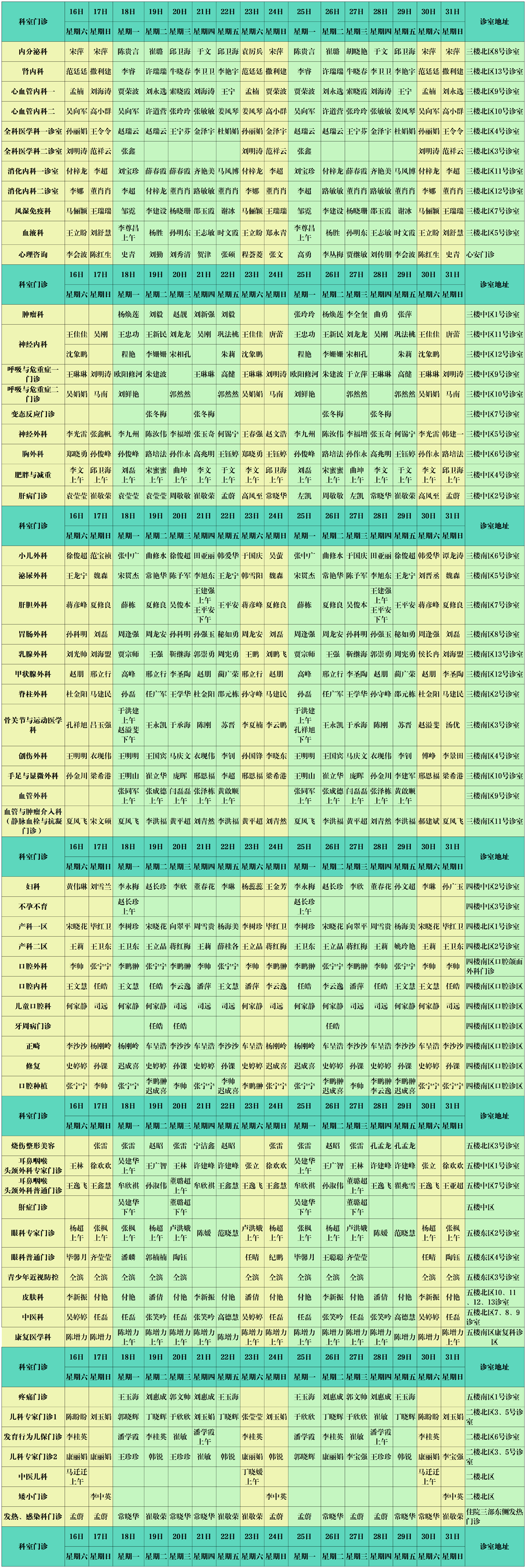 东院区门诊排班表_Sheet1 (4)(1).png 东院区门诊排班表_Sheet1 (4)(1).png